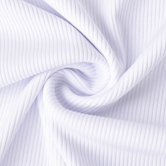 DONT CROSS ME Rib Knit Embroidered Cross U-Neck Sleeveless Stretchy Mini Dress - Picture 6 of 10